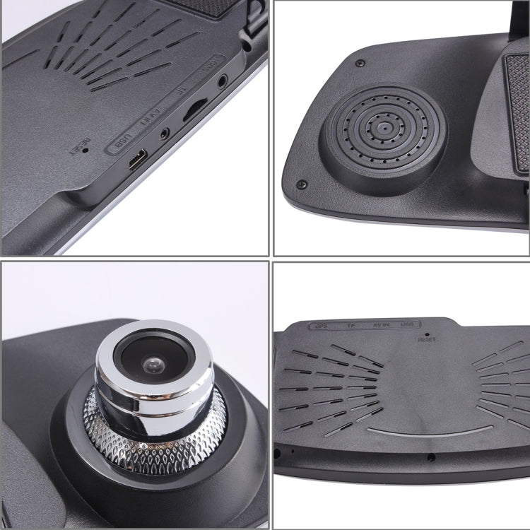 G835 HD 1080P 4.3 inch Screen Display Rearview Mirror Vehicle DVR, Generalplus 2248, 2 Cameras 170 Degree Wide Angle Viewing, Support HDR Recording / Motion Detection Function - Car DVRs by PMC TechLife | Online Shopping South Africa | PMC TechLife | Buy Now Pay Later Mobicred