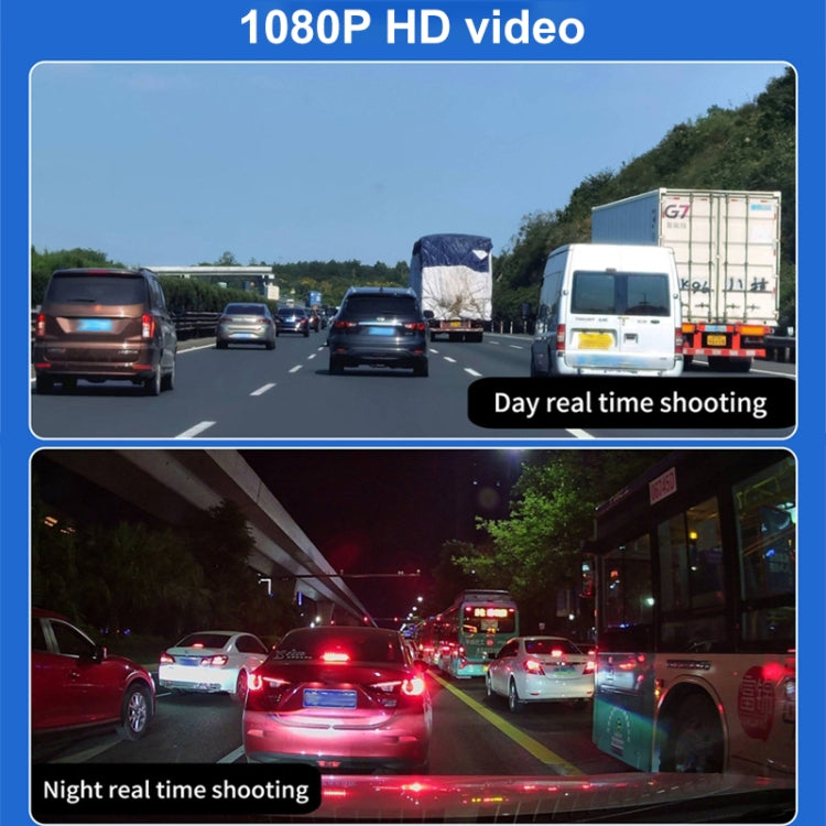X12 1080P HD Panoramic Triple Recording WiFi Car Driving Recorder Support Mobile APP - Car DVRs by PMC TechLife | Online Shopping South Africa | PMC TechLife | Buy Now Pay Later Mobicred