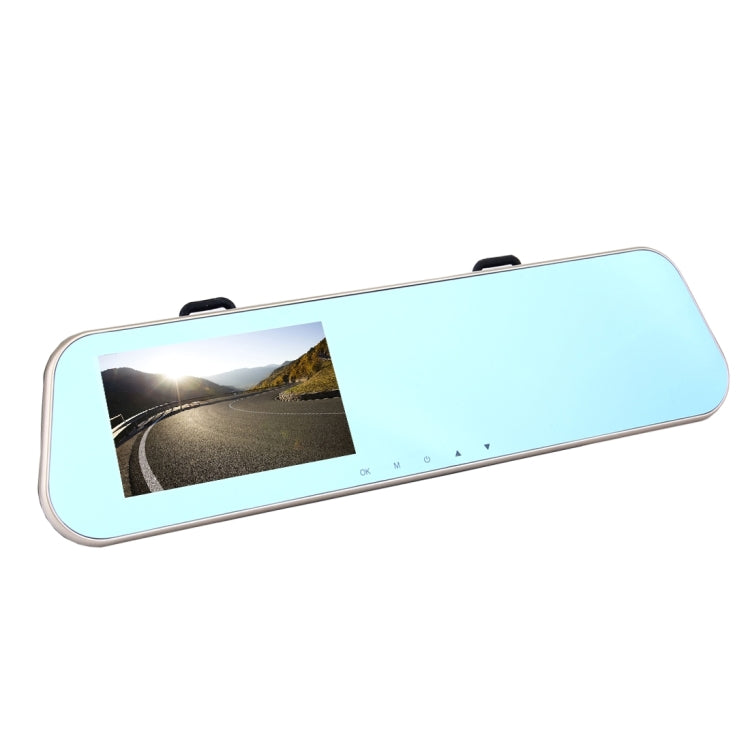 Left Screen Display Rearview Mirror Vehicle DVR, Allwinner Programs, 2 x Cameras 1080P HD 140 Degree Wide Angle Viewing, Support GPS Port/ Motion Detection / Night Vision / TF Card / G-Sensor - Car DVRs by PMC TechLife | Online Shopping South Africa | PMC TechLife | Buy Now Pay Later Mobicred