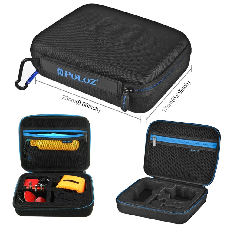 PULUZ 14 in 1 Surfing Accessories Combo Kits with EVA Case (Bobber Hand Grip + Floaty Sponge + Quick Release Buckle + Surf Board Mount + Floating Wrist Strap + Safety Tethers Strap + Storage Bag ) for GoPro, Insta360, DJI and Other Action Cameras -  by PULUZ | Online Shopping South Africa | PMC TechLife | Buy Now Pay Later Mobicred