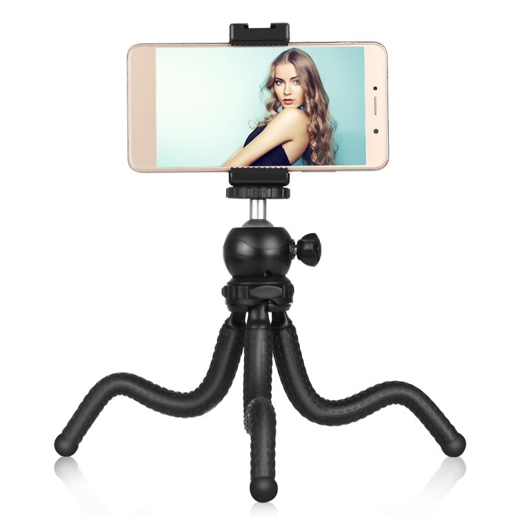 PULUZ Mini Octopus Flexible Tripod Holder with Ball Head & Phone Clamp + Tripod Mount Adapter & Long Screw for SLR Cameras, GoPro, Cellphone, Size: 25cmx4.5cm - Portable Mini Tripod by PULUZ | Online Shopping South Africa | PMC TechLife | Buy Now Pay Later Mobicred
