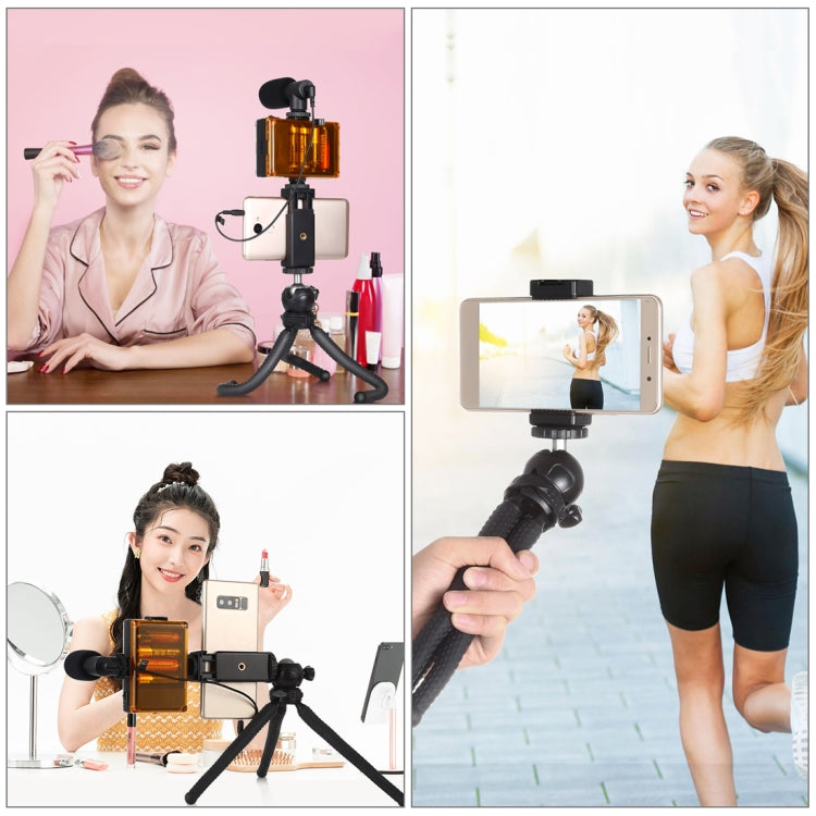PULUZ Mini Octopus Flexible Tripod Holder with Ball Head & Phone Clamp + Tripod Mount Adapter & Long Screw for SLR Cameras, GoPro, Cellphone, Size: 25cmx4.5cm - Portable Mini Tripod by PULUZ | Online Shopping South Africa | PMC TechLife | Buy Now Pay Later Mobicred
