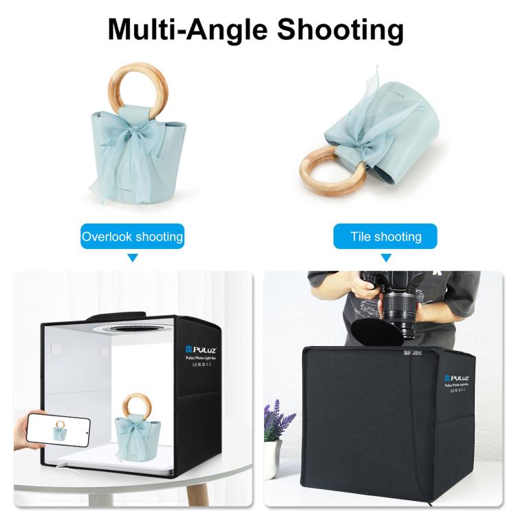 PULUZ 30cm Folding Ring Light Photo Lighting Studio Shooting Tent Box with Shadowless Light Panel -  by PULUZ | Online Shopping South Africa | PMC TechLife | Buy Now Pay Later Mobicred