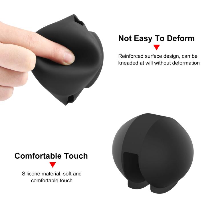 For Insta360 X5 PULUZ 60m Waterproof Sealed Diving Case with Silicone Lens Cover (Black) - free shipping - PMC TechLife - Order now!