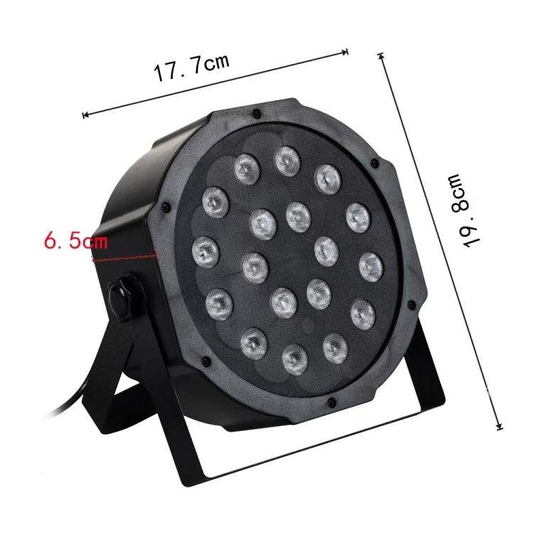 36W 36 LED PAR Light Stage Light, with LED Display, Auto Run / Slave / DMX512 / Voice Control Modes - Stage Lighting by PMc TechLife | Online Shopping South Africa | PMc TechLife | Buy Now Pay Later Mobicred