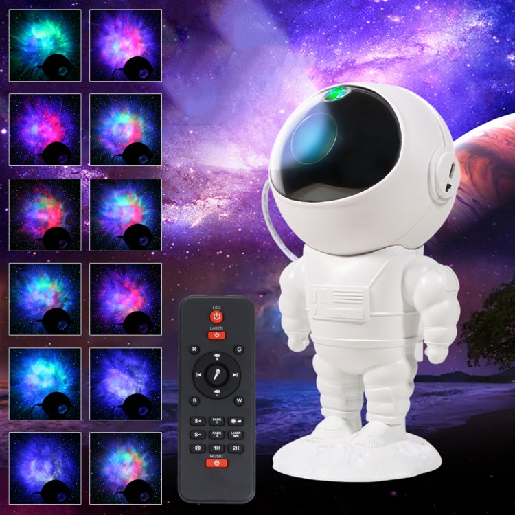 5W Astronaut Starry Sky Projection Lamp USB Night Light (White) - Projection Lamp by PMC TechLife | Online Shopping South Africa | PMC TechLife | Buy Now Pay Later Mobicred