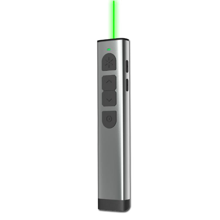 Doosl Dsit038 2.4GHz Wireless Presenter PowerPoint Clicker Representation Remote Control Green Laser Pointer, Control Distance: 100m - free shipping - PMC TechLife - Order now!