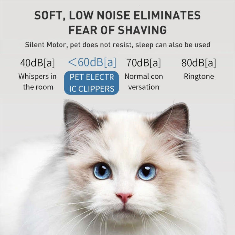 VGR V-232 Pet Barber Electric Hair Clipper (White) - Electric Clipper by VGR | Online Shopping South Africa | PMC TechLife | Buy Now Pay Later Mobicred