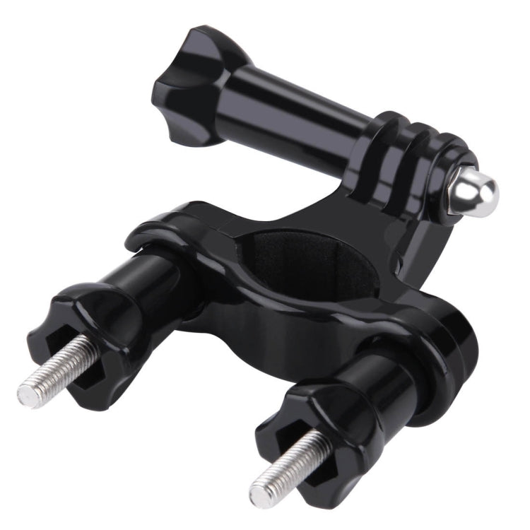 PULUZ Universal Bike Motorcycle Handlebar Mount with Screw for PULUZ Action Sports Cameras Jaws Flex Clamp Mount for GoPro, Insta360, DJI and Other Action Cameras(Black) - Bicycle Handlebar Mount by PULUZ | Online Shopping South Africa | PMC TechLife | Buy Now Pay Later Mobicred