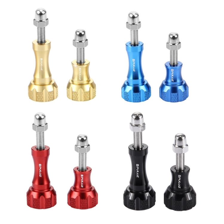 PULUZ CNC Aluminum Thumb Knob Stainless Bolt Nut Screw Set for GoPro Hero12 Black / Hero11 /10 /9 /8 /7 /6 /5, Insta360 Ace / Ace Pro, DJI Osmo Action 4 and Other Action Cameras(Blue) - free shipping - PMC TechLife - Order now!