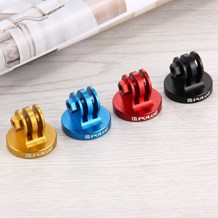 PULUZ 1/4 inch Screw Hole Tripod Mount CNC Adapter for GoPro, Insta360, DJI and Other Action Cameras(Red) - Connection Mount by PULUZ | Online Shopping South Africa | PMC TechLife | Buy Now Pay Later Mobicred