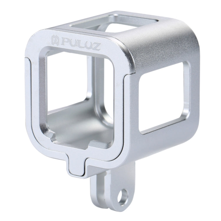 PULUZ Housing Shell CNC Aluminum Alloy Protective Cage with Insurance Frame for GoPro HERO5 Session /HERO4 Session /HERO Session(Silver) - Metal Cases by PULUZ | Online Shopping South Africa | PMC TechLife | Buy Now Pay Later Mobicred