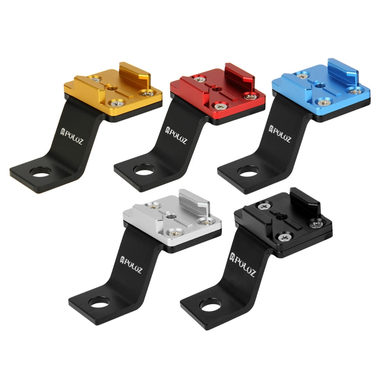 PULUZ Fixed Metal Motorcycle Holder Mount for GoPro, Insta360, DJI and Other Action Cameras(Red) - Holder by PULUZ | Online Shopping South Africa | PMC TechLife | Buy Now Pay Later Mobicred