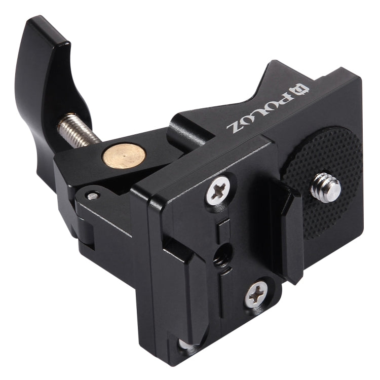 PULUZ Aluminium Alloy Mount Universal Fixing Clamp for GoPro, Insta360, DJI and Other Action Cameras - Bicycle Handlebar Mount by PULUZ | Online Shopping South Africa | PMC TechLife | Buy Now Pay Later Mobicred