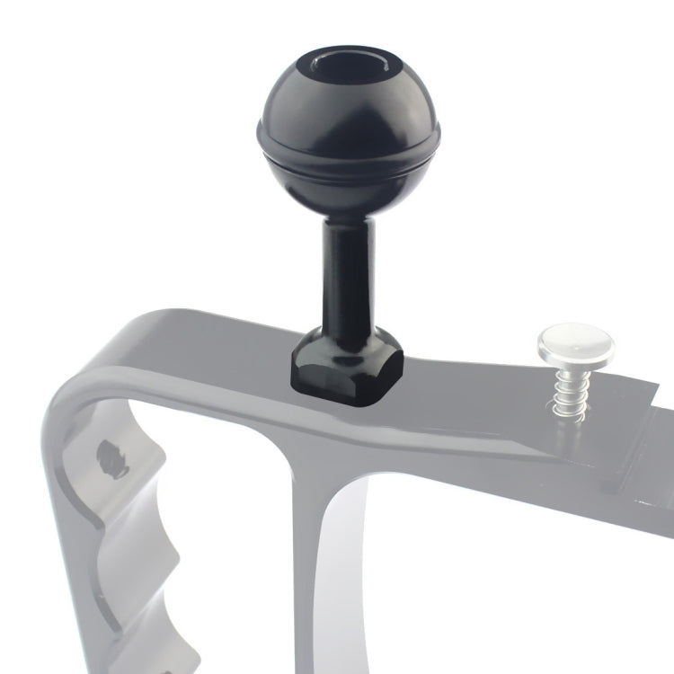 PULUZ 1/4 inch Screw Aluminum Ball Adapter Mount for GoPro, Insta360, DJI and Other Action Cameras, Diameter: 2.5cm(Black) - free shipping - PMC TechLife - Order now!