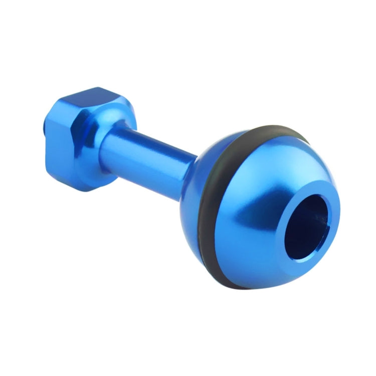 PULUZ 1/4 inch Screw Aluminum Ball Adapter Mount for GoPro, Insta360, DJI and Other Action Cameras, Diameter: 2.5cm(Blue) - Connection Mount by PULUZ | Online Shopping South Africa | PMC TechLife | Buy Now Pay Later Mobicred