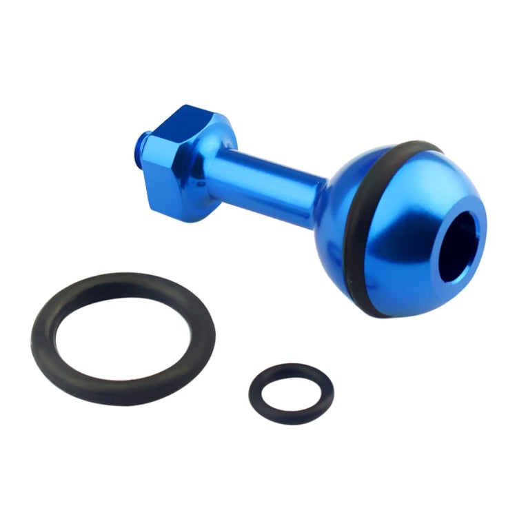 PULUZ 1/4 inch Screw Aluminum Ball Adapter Mount for GoPro, Insta360, DJI and Other Action Cameras, Diameter: 2.5cm(Blue) - Connection Mount by PULUZ | Online Shopping South Africa | PMC TechLife | Buy Now Pay Later Mobicred