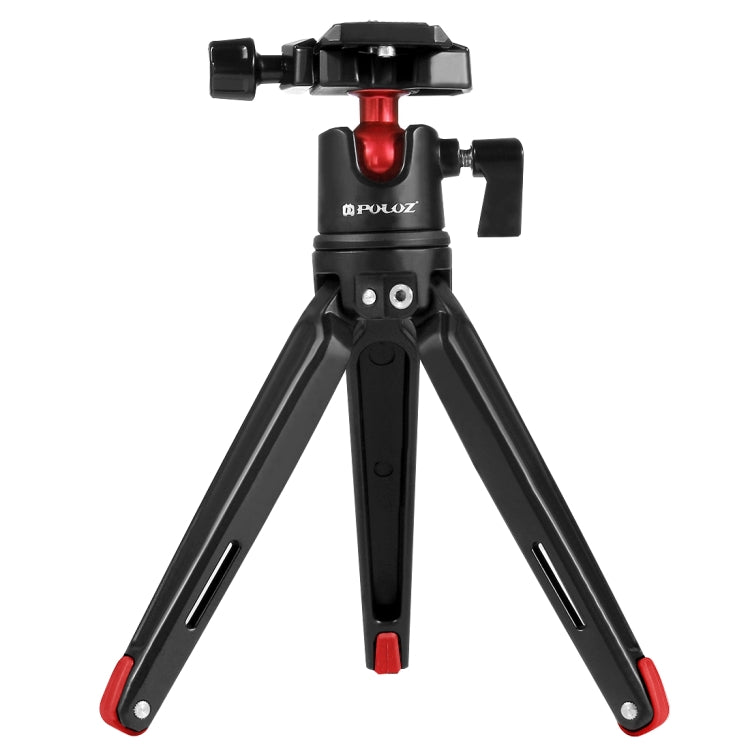 PULUZ Pocket Mini Metal Desktop Tripod Mount with 360 Degree Ball Head for DSLR & Digital Cameras, Adjustable Height: 11-21cm - free shipping - PMc TechLife - Order now!