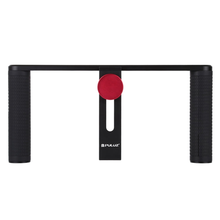 PULUZ Vlogging Live Broadcast Smartphone Video Rig Filmmaking Recording Handle Stabilizer Aluminum Bracket for iPhone, Galaxy, Huawei, Xiaomi, HTC, LG, Google, and Other Smartphones - free shipping - PMC TechLife - Order now!