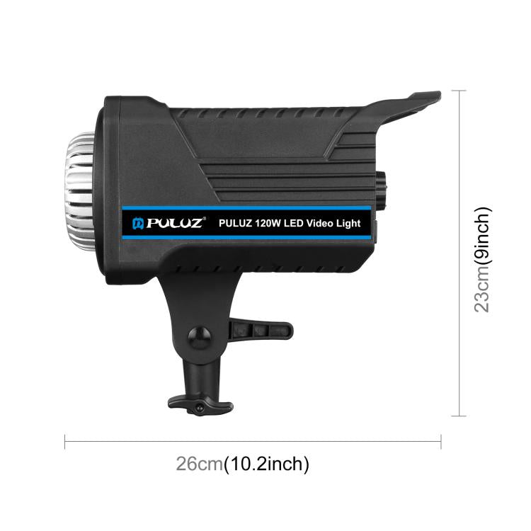 PULUZ 220V 120W Studio Video Light Dual Color Temperature Built-in Dissipate Heat System with Remote Control(EU Plug) - free shipping - PMC TechLife - Order now!