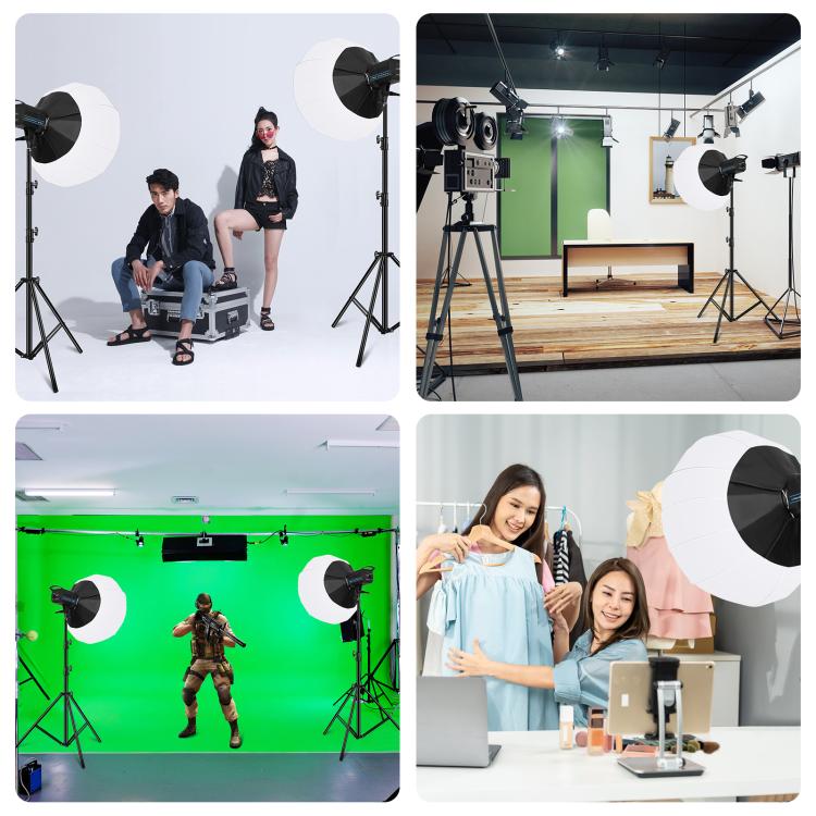 PULUZ 220V 120W Studio Video Light Dual Color Temperature Built-in Dissipate Heat System with Remote Control(EU Plug) - free shipping - PMC TechLife - Order now!