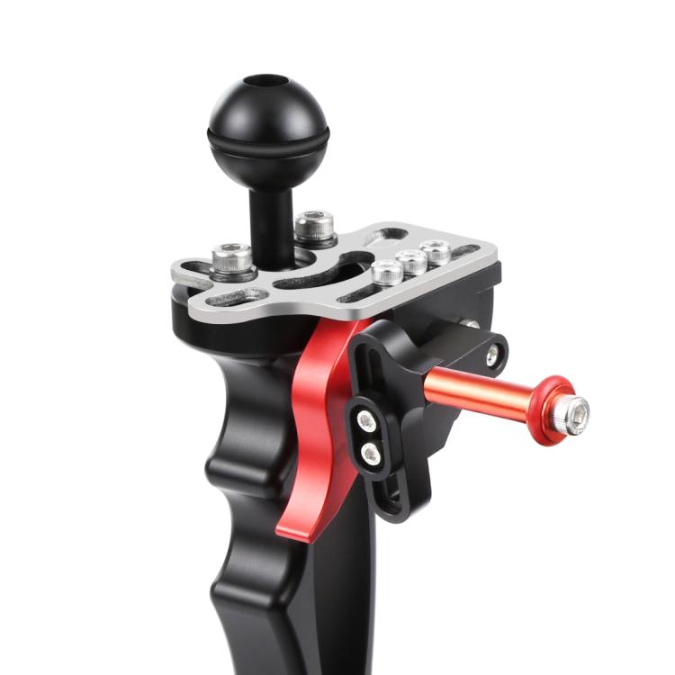 PULUZ Shutter Release Trigger Extension Adapter Lever Mount for Underwater Arm System(Red) - free shipping - PMC TechLife - Order now!