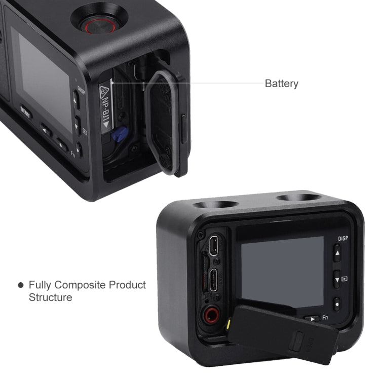 PULUZ for Sony RX0 Aluminum Alloy Protective Cage + 37mm UV Filter Lens + Lens Sunshade with Screws and Screwdrivers(Black) - Metal Cases by PULUZ | Online Shopping South Africa | PMC TechLife | Buy Now Pay Later Mobicred