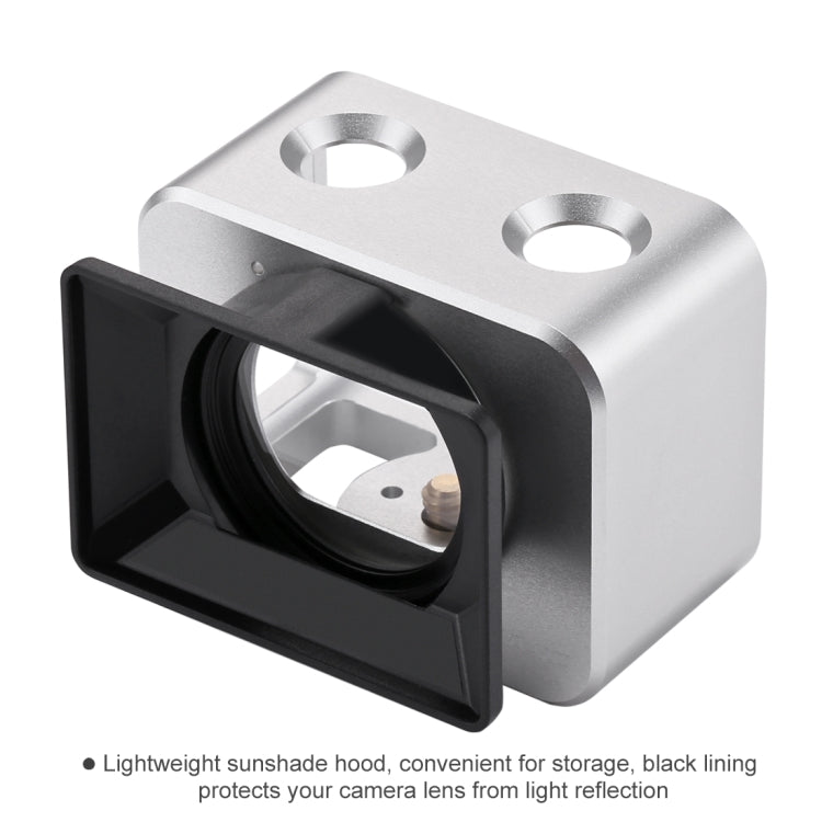 PULUZ for Sony RX0 Aluminum Alloy Protective Cage + 37mm UV Filter Lens + Lens Sunshade with Screws and Screwdrivers(Silver) - Metal Cases by PULUZ | Online Shopping South Africa | PMC TechLife | Buy Now Pay Later Mobicred