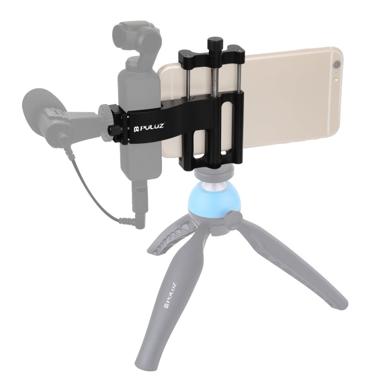 PULUZ Multifunction Aluminum Alloy Smartphone Fixing Clamp Expansion Holder Mount Bracket for DJI OSMO Pocket / Pocket 2 - Mount & Holder by PULUZ | Online Shopping South Africa | PMC TechLife | Buy Now Pay Later Mobicred