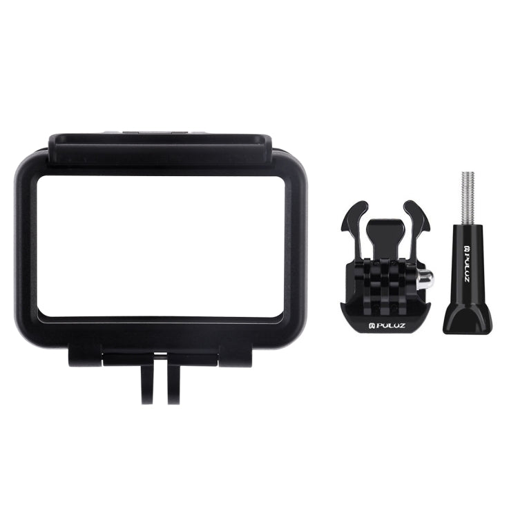 PULUZ Standard Border Frame ABS Protective Cage for DJI Osmo Action, with Buckle Basic Mount & Screw(Black) - Mount & Holder by PULUZ | Online Shopping South Africa | PMC TechLife | Buy Now Pay Later Mobicred