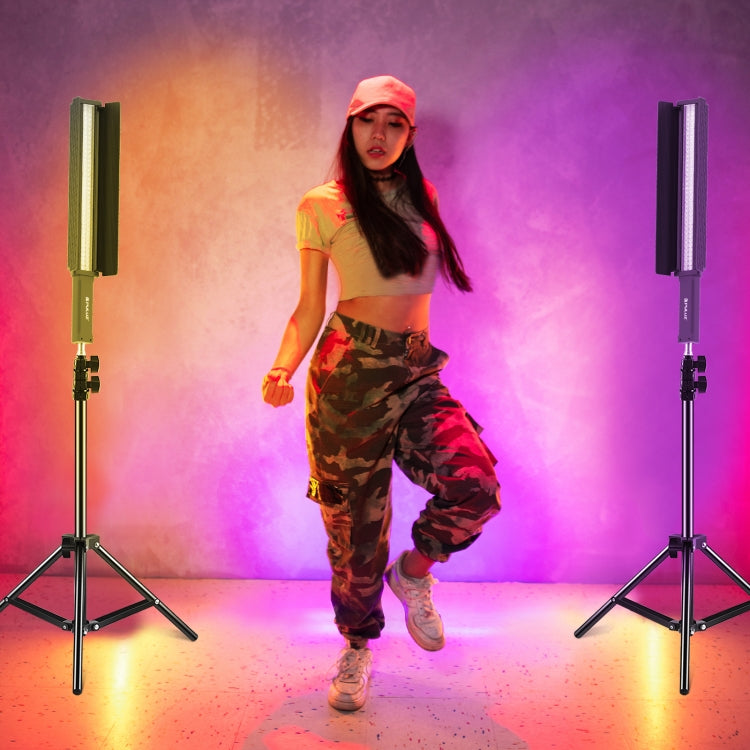 PULUZ 72 LEDs Photo Handheld Stick Light Full Color RGB Fill Light with Barndoor - free shipping - PMC TechLife - Order now!