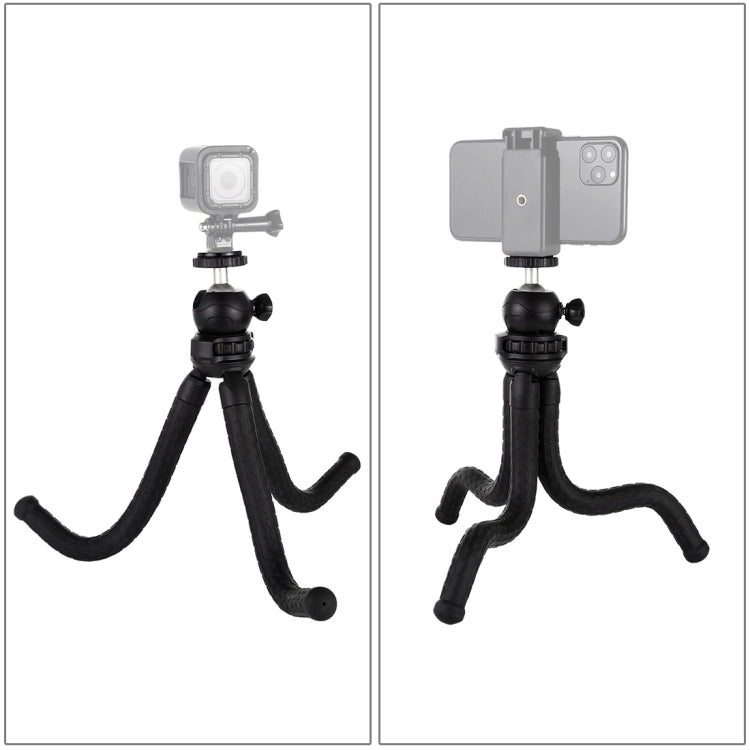 PULUZ Mini Octopus Flexible Tripod Holder with Ball Head for SLR Cameras, GoPro, Cellphone, Size:30cmx5cm - free shipping - PMC TechLife - Order now!