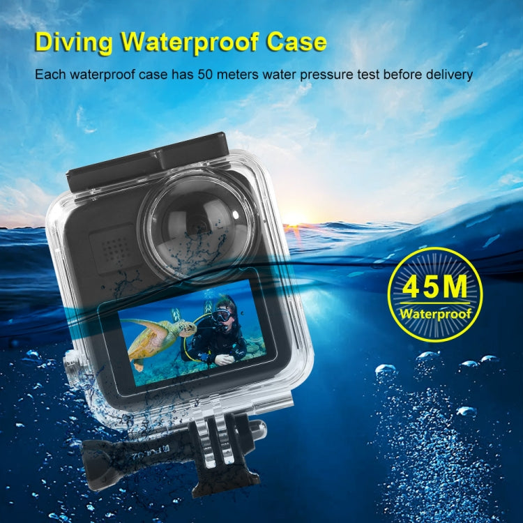 PULUZ 45m Underwater Waterproof Housing Diving Case for GoPro MAX, with Buckle Basic Mount & Screw - Waterproof Cases by PULUZ | Online Shopping South Africa | PMC TechLife | Buy Now Pay Later Mobicred
