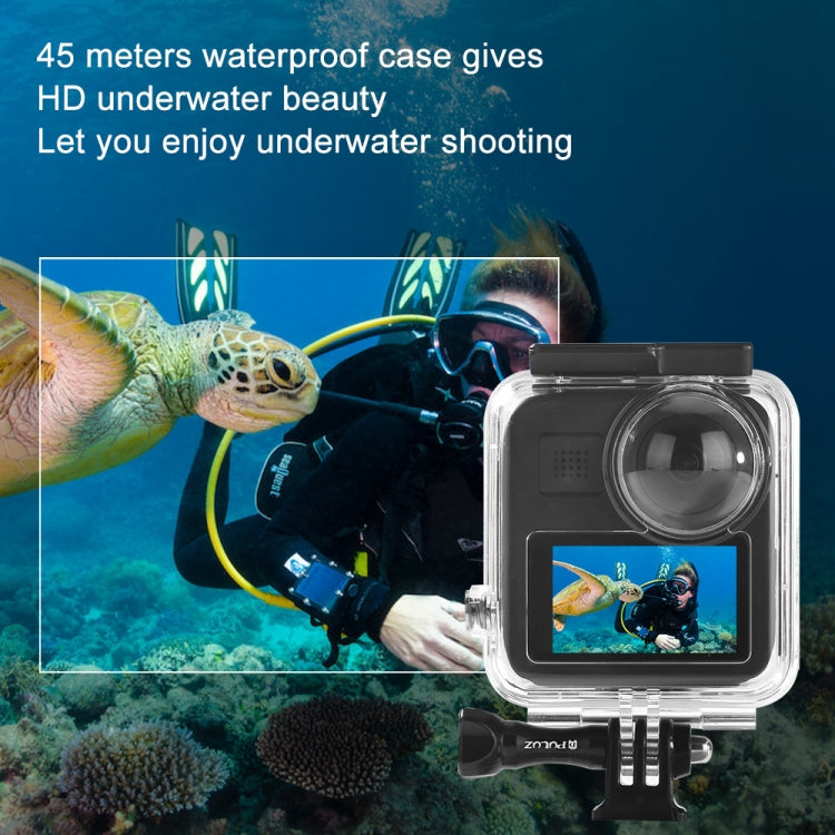 PULUZ 45m Underwater Waterproof Housing Diving Case for GoPro MAX, with Buckle Basic Mount & Screw - Waterproof Cases by PULUZ | Online Shopping South Africa | PMC TechLife | Buy Now Pay Later Mobicred