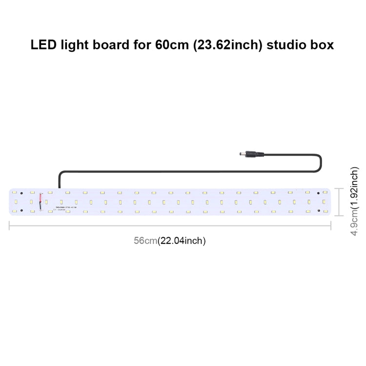 PULUZ 30W 1690LM 60 LEDs SMD 5730 5500K Aluminum Base Light Panel for 60cm Studio Tent - free shipping - PMC TechLife - Order now!