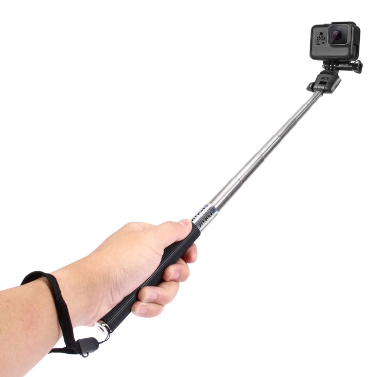 PULUZ Extendable Handheld Selfie Monopod for GoPro, Insta360, DJI and Other Action Cameras, Length: 22.5-80cm - Extendable Pole by PULUZ | Online Shopping South Africa | PMC TechLife | Buy Now Pay Later Mobicred