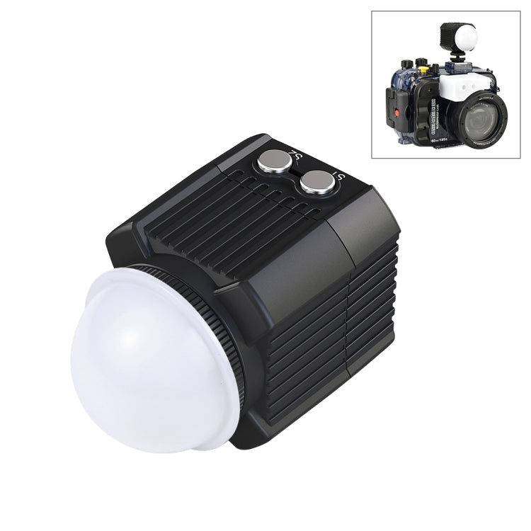 PULUZ 60m Underwater LED Photography Fill Light 7.4V/1100mAh Diving Light for GoPro, Insta360, DJI and Other Action Cameras(Black) - free shipping - PMC TechLife - Order now!