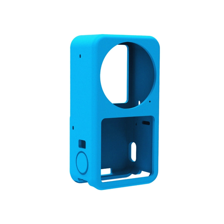 PULUZ Silicone Protective Case for DJI Action 2(Blue) - Case & Bags by PULUZ | Online Shopping South Africa | PMC TechLife | Buy Now Pay Later Mobicred
