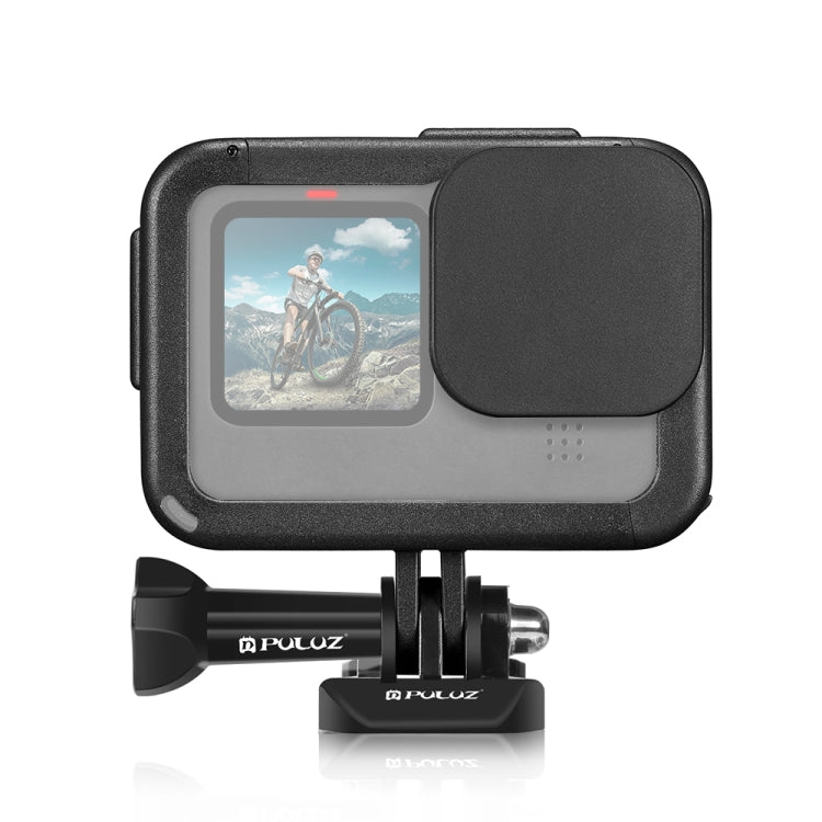 PULUZ Frame Expansion PA Cage with Side Interface Cover for GoPro HERO13 Black /12 Black /11 Black /10 Black /9 Black(Black) - Protective Frame by PULUZ | Online Shopping South Africa | PMC TechLife | Buy Now Pay Later Mobicred
