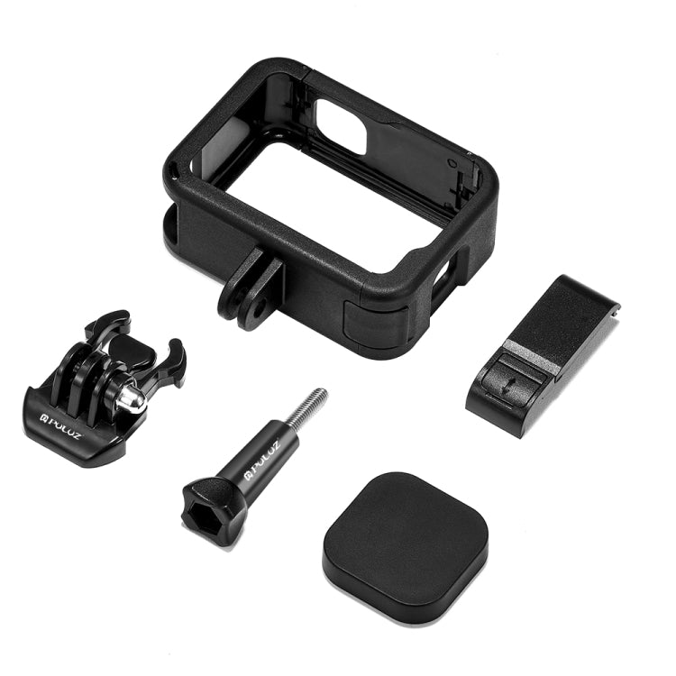 PULUZ Frame Expansion PA Cage with Side Interface Cover for GoPro HERO13 Black /12 Black /11 Black /10 Black /9 Black(Black) - Protective Frame by PULUZ | Online Shopping South Africa | PMC TechLife | Buy Now Pay Later Mobicred