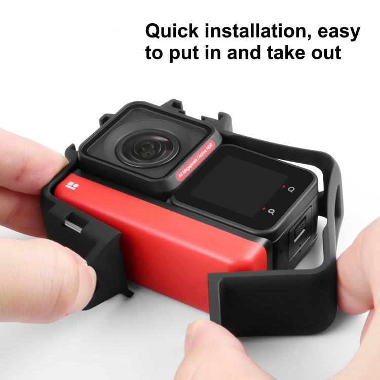 PULUZ Plastic Frame Case for Insta360 One RS 4K / 360 / 1-Inch Edition(Black) - free shipping - PMC TechLife - Order now!