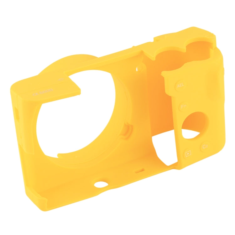 PULUZ Soft Silicone Protective Case for Sony ILCE-6000 / A6000(Yellow) - Protective Case by PULUZ | Online Shopping South Africa | PMC TechLife | Buy Now Pay Later Mobicred