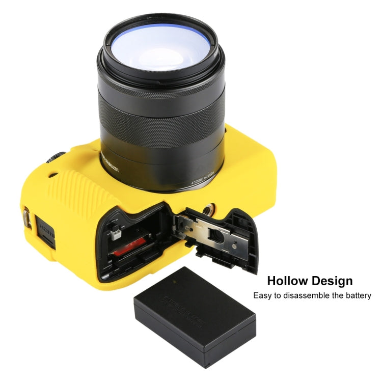 PULUZ Soft Silicone Protective Case for Canon EOS M3(Yellow) - Protective Case by PULUZ | Online Shopping South Africa | PMC TechLife | Buy Now Pay Later Mobicred