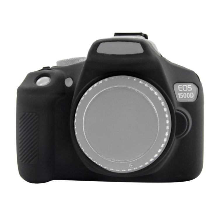 PULUZ Soft Silicone Protective Case for Canon EOS 1300D / 1500D(Black) - Protective Case by PULUZ | Online Shopping South Africa | PMC TechLife | Buy Now Pay Later Mobicred