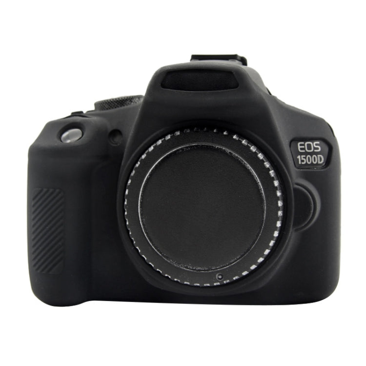 PULUZ Soft Silicone Protective Case for Canon EOS 1300D / 1500D(Black) - Protective Case by PULUZ | Online Shopping South Africa | PMC TechLife | Buy Now Pay Later Mobicred