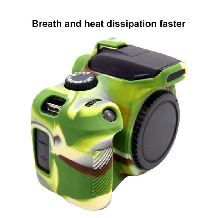 PULUZ Soft Silicone Protective Case for Canon EOS 3000D / 4000D(Camouflage) - free shipping - PMC TechLife - Order now!