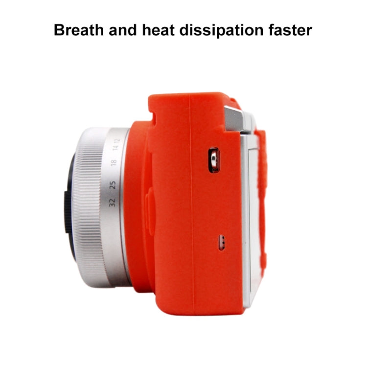 PULUZ Soft Silicone Protective Case for Panasonic Lumix GF10(Red) - Protective Case by PULUZ | Online Shopping South Africa | PMC TechLife | Buy Now Pay Later Mobicred