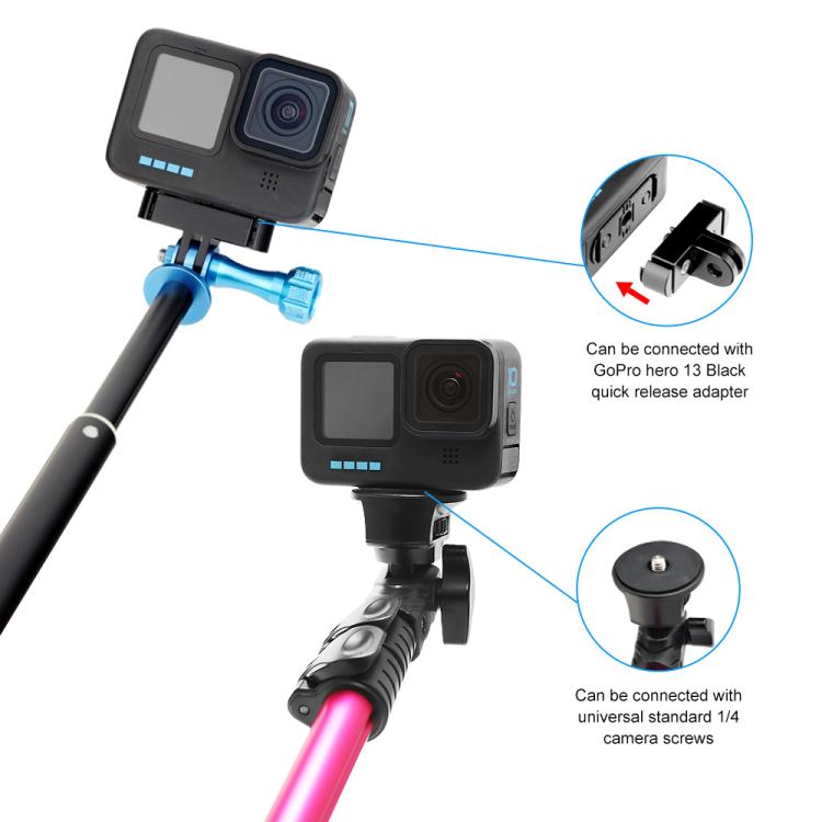 PULUZ Quick Release Magnetic Folding Base Adapter for GoPro HERO12 Black /11 Black /11 Black mini /10 Black /9 Black /8 Black / Max (Black) - Connection Mount by PULUZ | Online Shopping South Africa | PMc TechLife | Buy Now Pay Later Mobicred