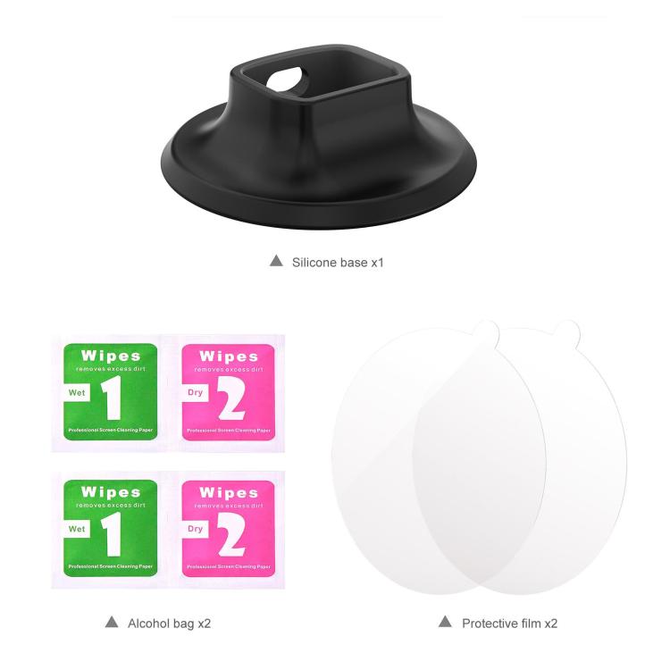 For DJI Osmo Pocket 3 PULUZ Adhesive Type Silicone Dock Desktop Base Bracket (Black) - free shipping - PMC TechLife - Order now!