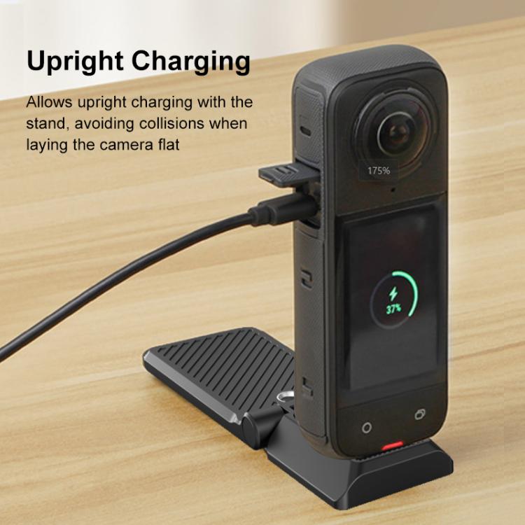 PULUZ Folding Magnetic Mount Base L Bracket For Insta360 X4 / X5 / DJI Pocket 3 (Black) - free shipping - PMC TechLife - Order now!